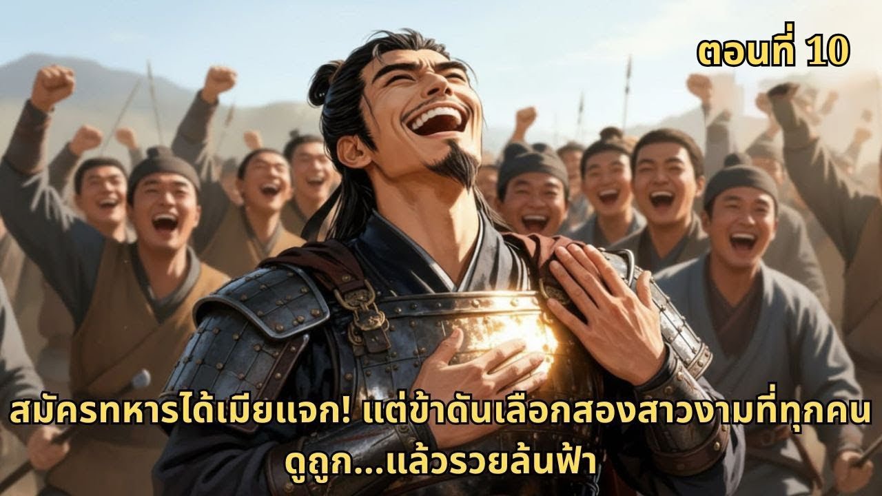 สมัครทหารได้เมียแจก! แต่ข้าดันเลือกสองสาวงามที่ทุกคนดูถูก…แล้วรวยล้นฟ้า | ตอนที่ 10