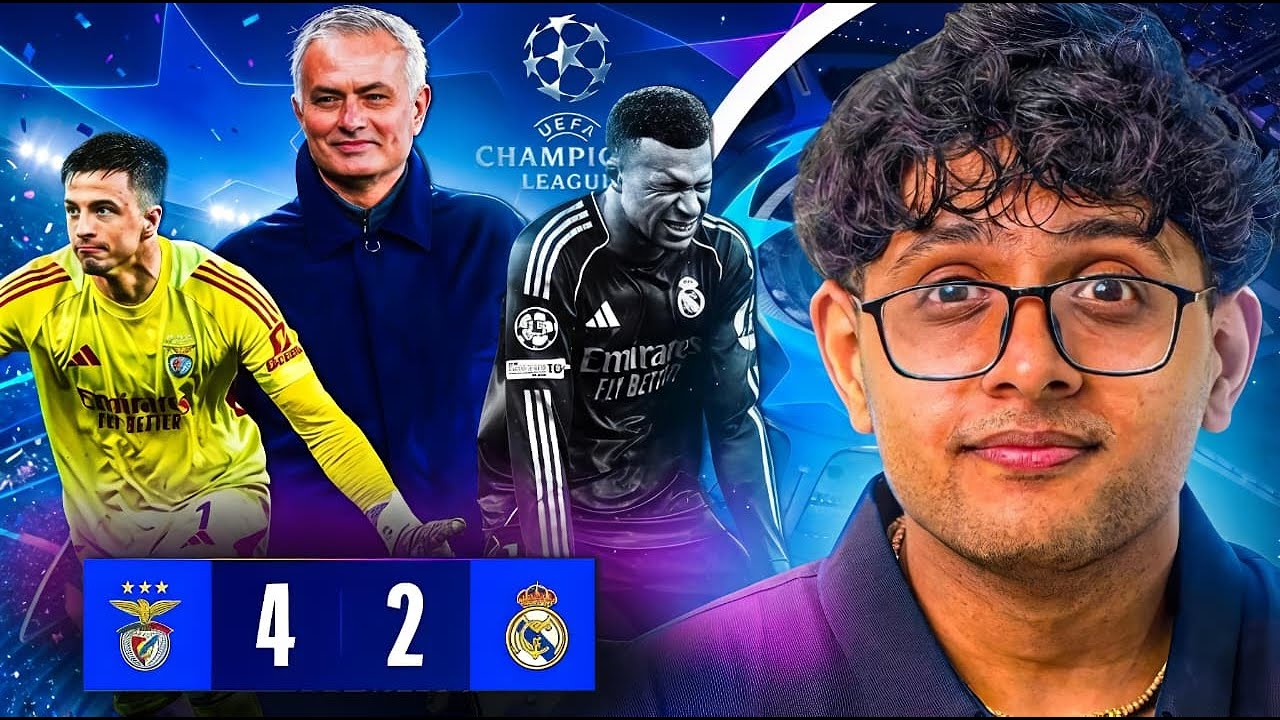 I DONT RECOGNISE THIS REAL MADRID!! BENFICA 4-2 LEVANTE! CRAZY UCL NIGHT!!