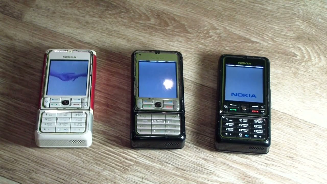 Triple Nokia 3250 RM-38 bootanimation and shutdown