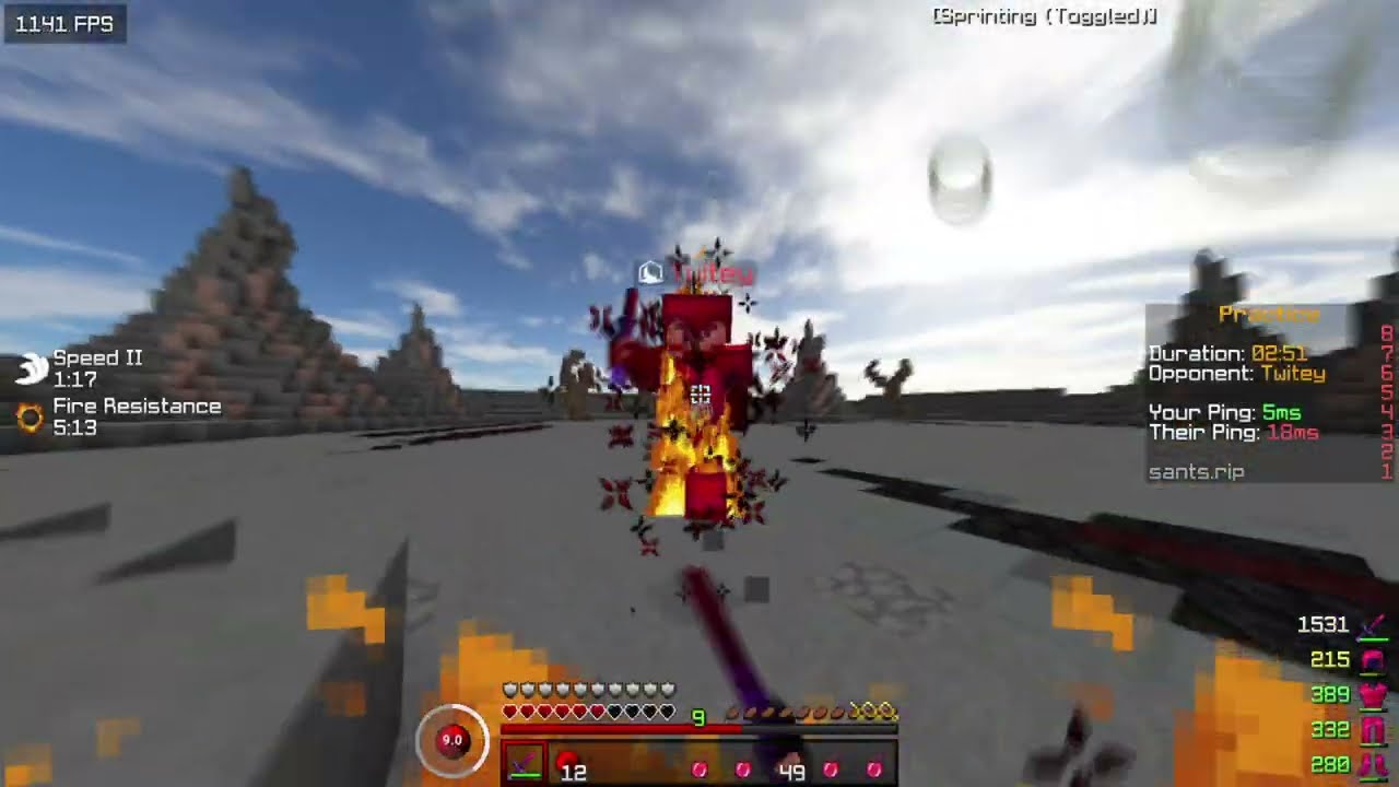 Vanphy vs Twitey | + smooth renders(480fps)