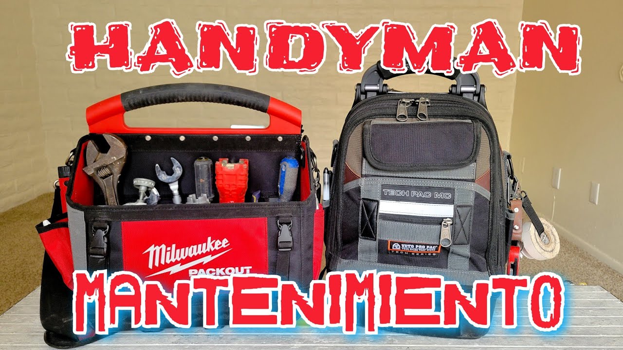 Lo que cargo de herramienta como handyman y mantenimiento de apartamentos. #mantenimiento #handyman