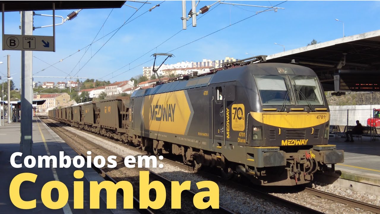 ⁴ᴷ⁶⁰ Comboios em Coimbra
