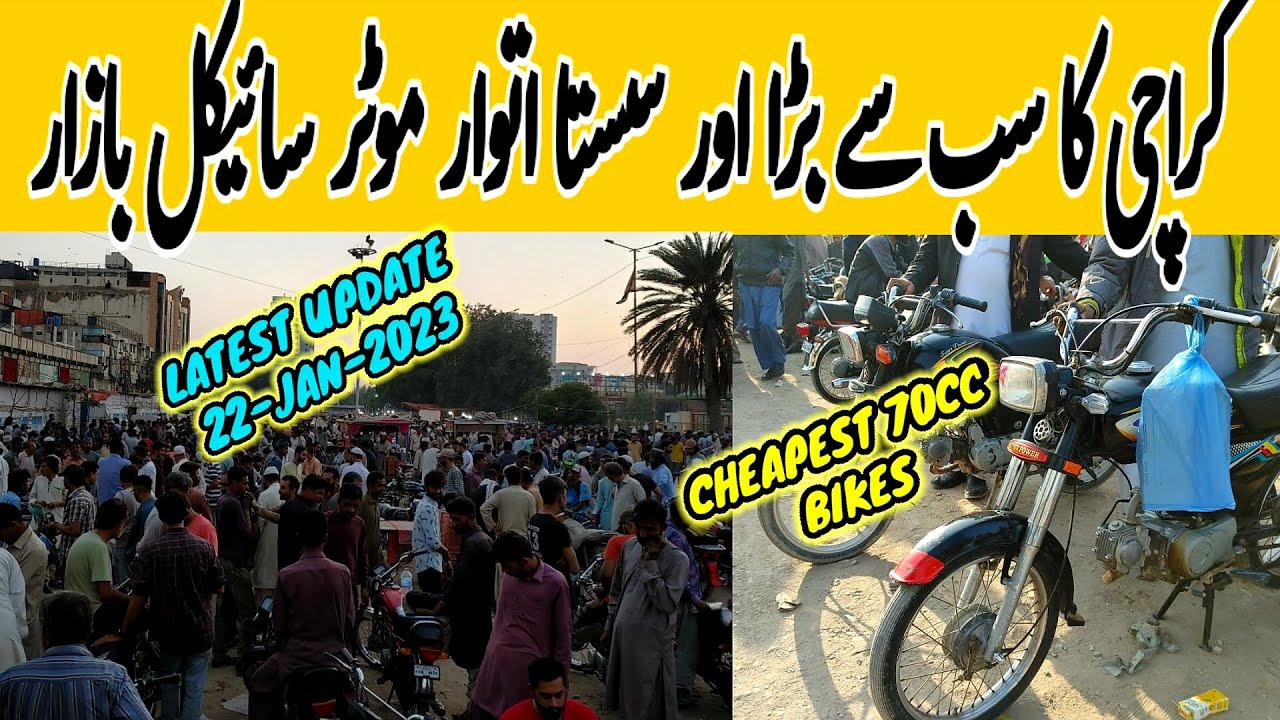 Sunday bikes market karachi|Hyderi bikes market karachi pakistan|Used 70cc bikes in pakistan