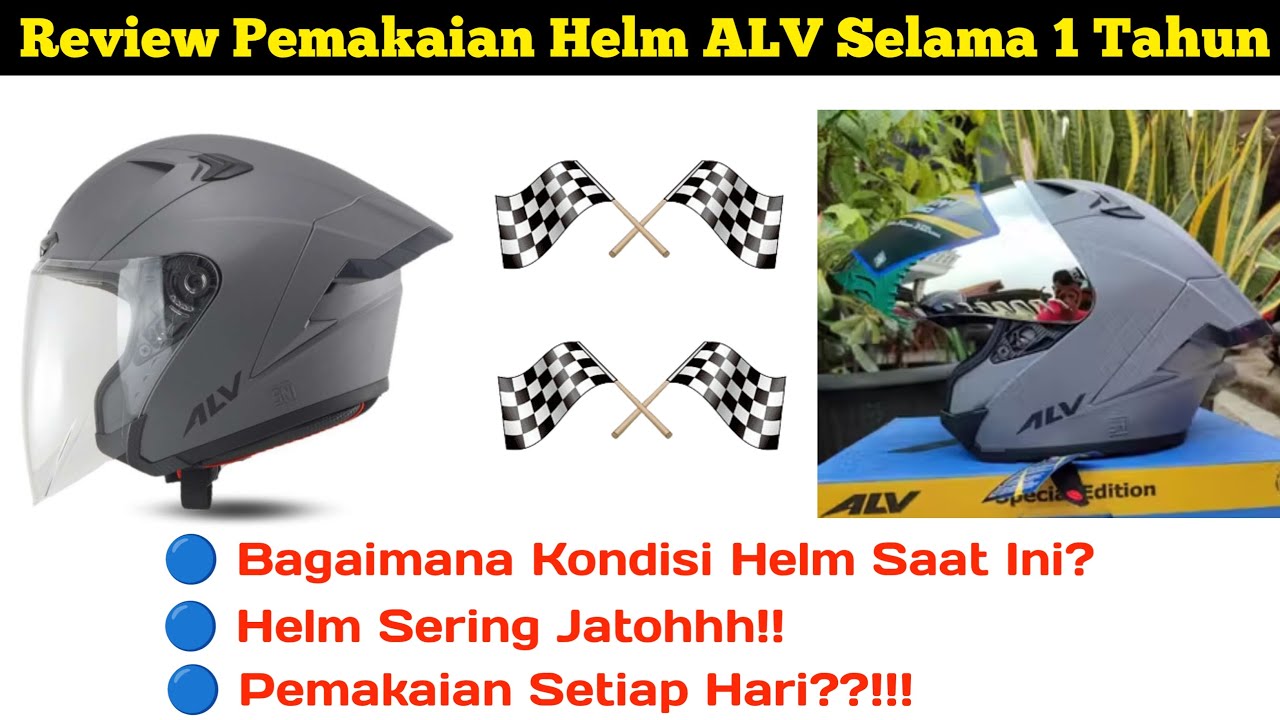 Review Pemakaian Helm ALV Ultron Pro Setelah Setahun Pemakaian, Gimana Kondisinya Sekarang??