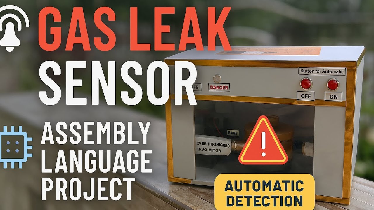 Gas Leak Sensor Project | Automatic Detection and Manual Control System