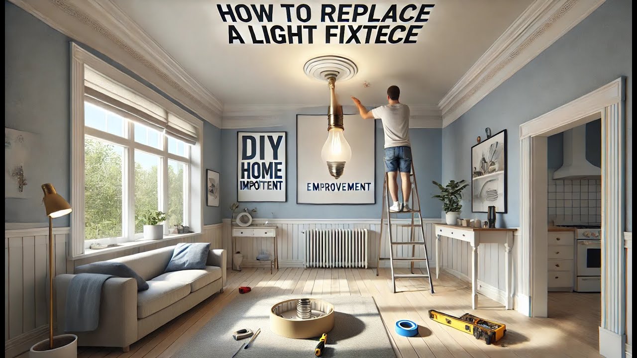 How to Replace a Light Fixture  Easy DIY