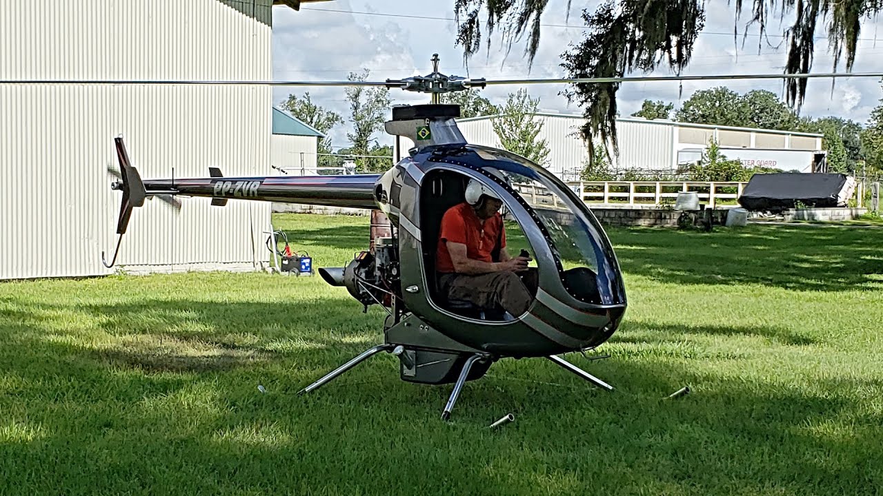 Mosquito XET Turbine Helicopter Taking Off