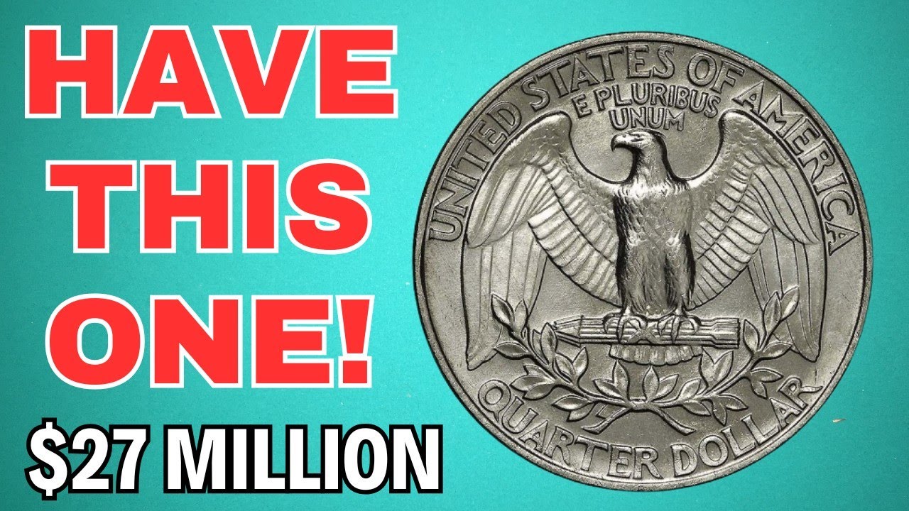 1998 P QUARTER DOLLAR COIN WORTH BIG MONEY – RARE U.S. COIN YOU NEED TO LOOK FOR!