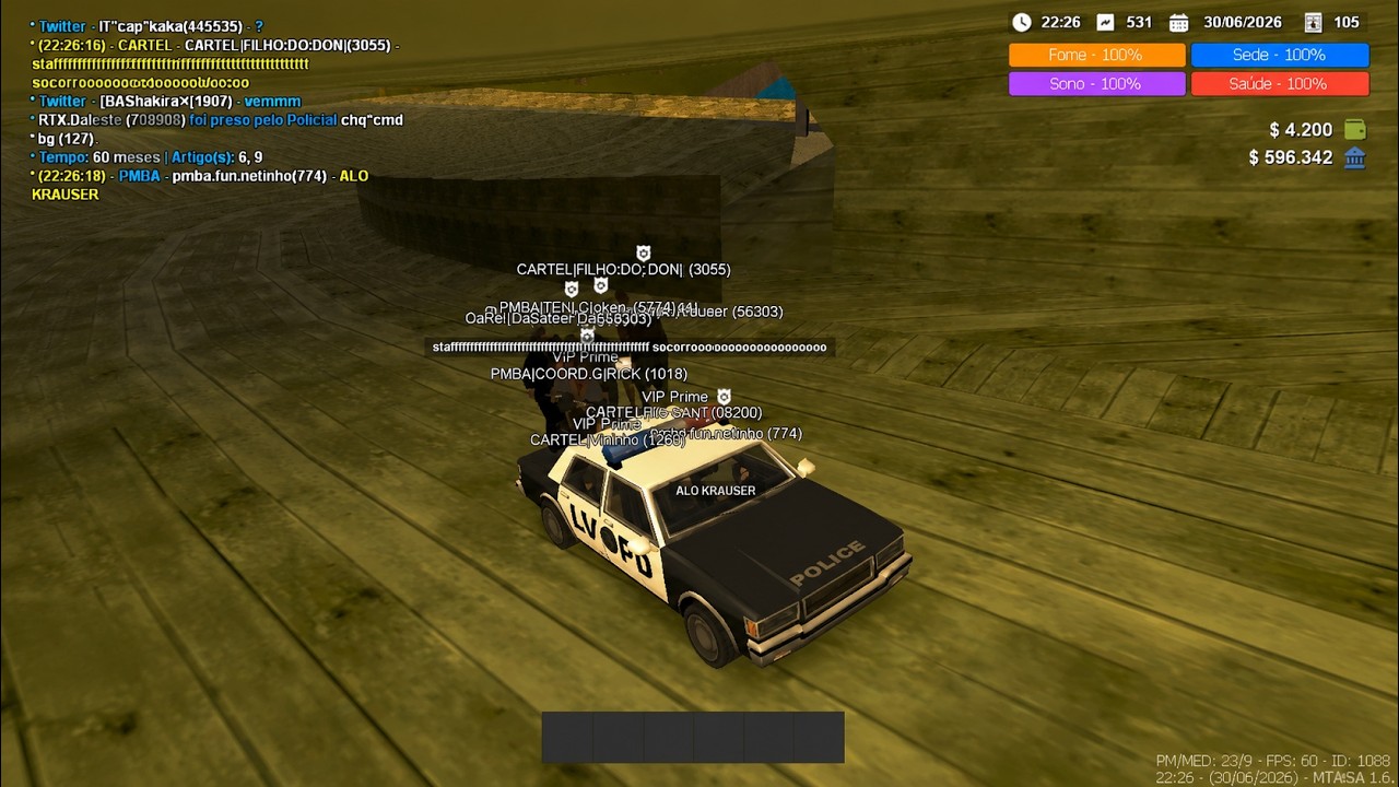 [MTA] Highlights BVB #12 faz quadradinho de 8🤣🤣 #mta  #gta