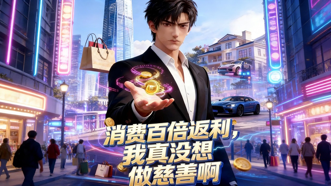 【FULL】《消费百倍返利，我真没想做慈善啊》被甩当天激活神豪系统，九千万亿只能给女生花，疯狂返现横扫直播间爽翻天！#原创动画 #漫画 #中文全集