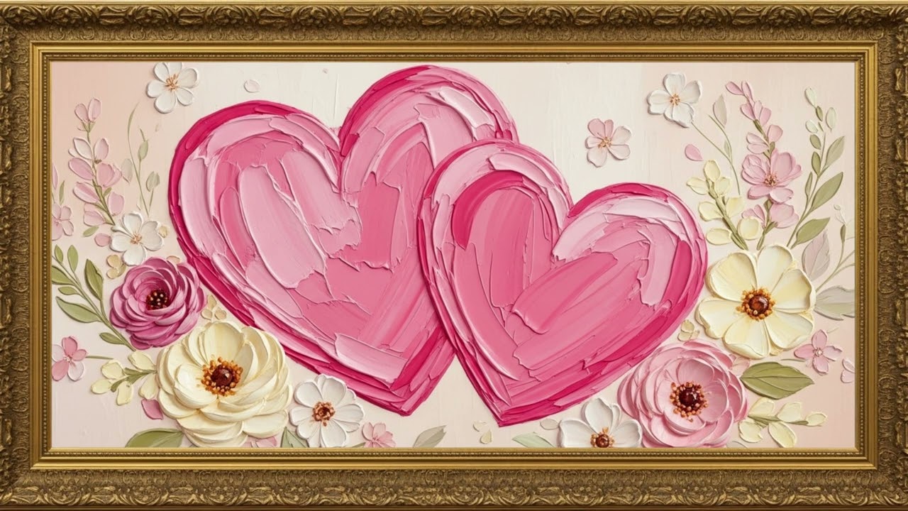 Valentine Heart Frame ❤️ | Romantic Photo Overlay | 4K PNG