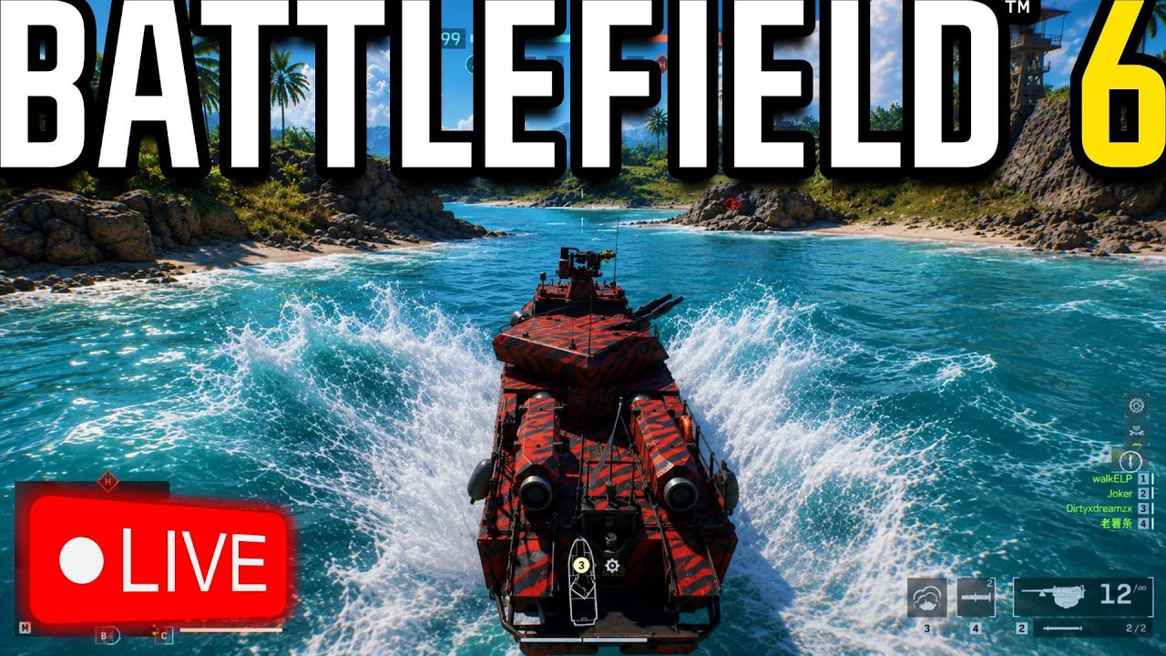 NEW MAP TSURU REEF is UNREAL... Battlefield 6 Multiplayer Gameplay MW4 New Release Soon