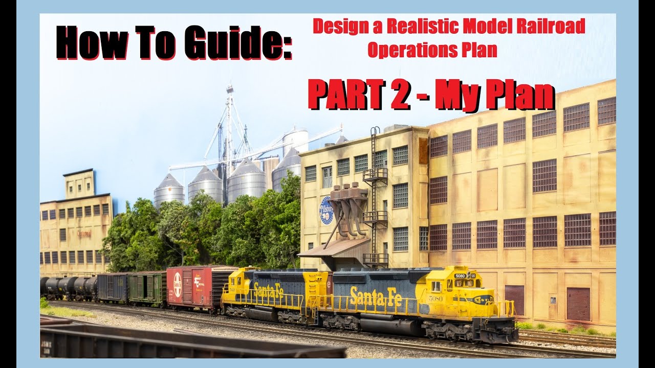 Realistic Model Railroad Operations: Part 2 -  My Train Schedule and Plan