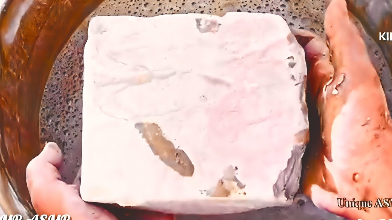 Soft mud crumbling in deep water tub 💦💦💯💯💯🥰💯💯🫶✌️✌️ with a soft texture🤌🤌🫰🫰🫰 