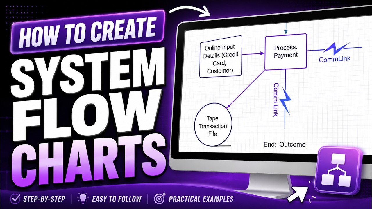 Mastering System Flowcharts: Simple Examples Explained | Lucidchart Tutorial