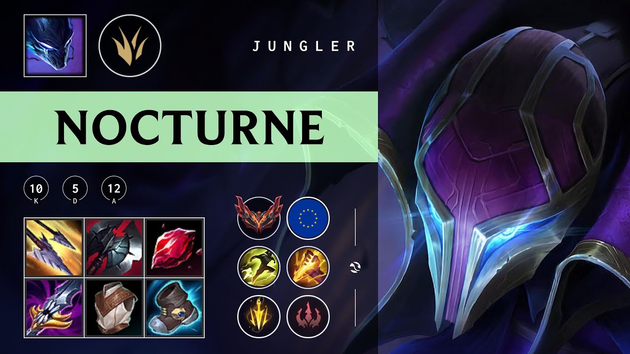 Nocturne Jungle vs Zac - EUW Grandmaster Patch 25.24