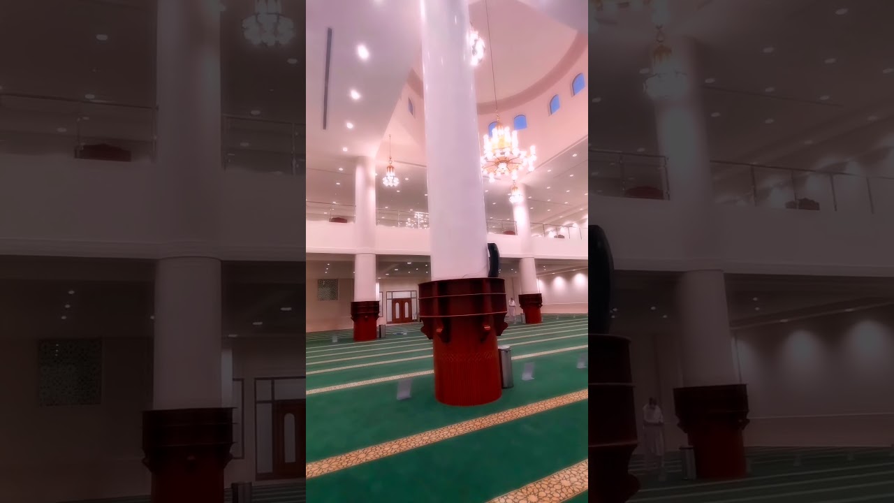 صلاة المغرب بجامع الأمام الشافعي بالخبر . ٢٧ اغسطس ٢٠٢٠