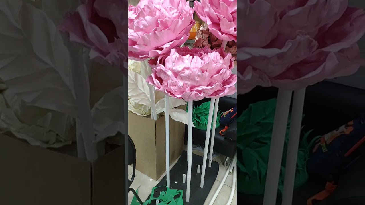 Доделали новые большие цветы . Мастерская Светланы Копцевой