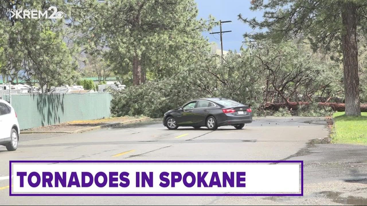 NWS Spokane confirms two tornadoes touched down during Friday's storm