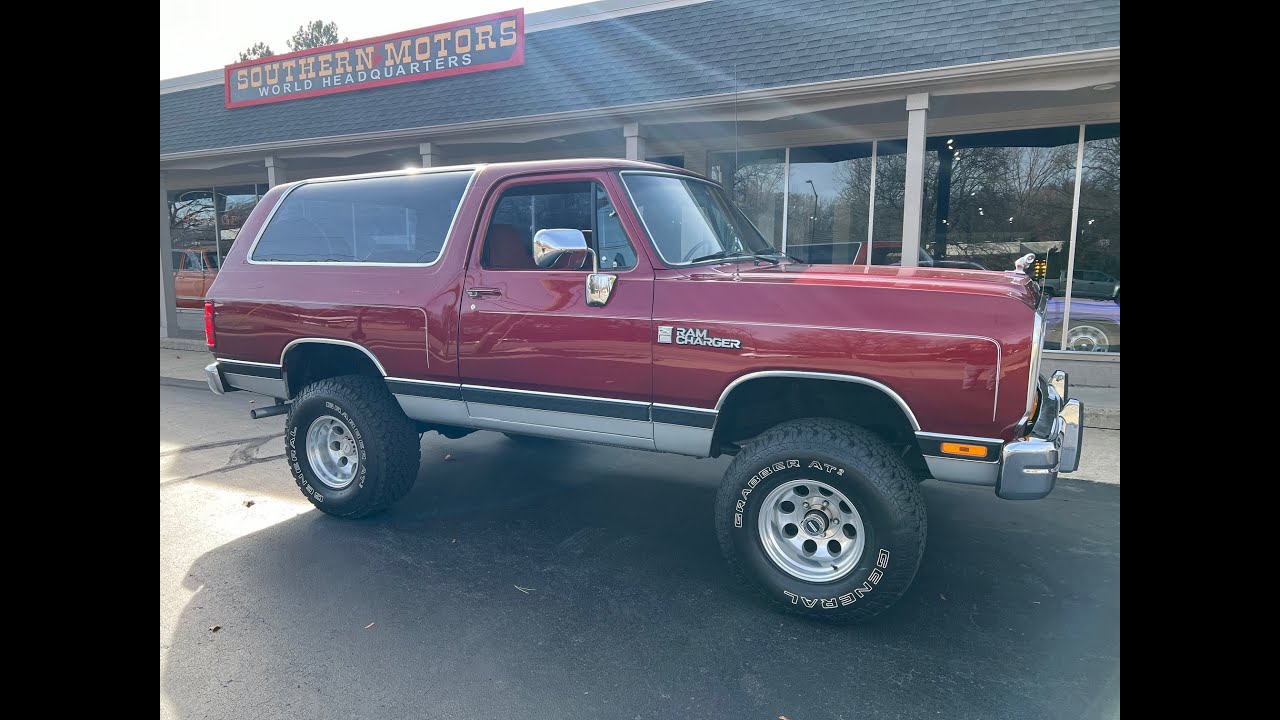 1989 Dodge Ramcharger 4X4 $28,900.00