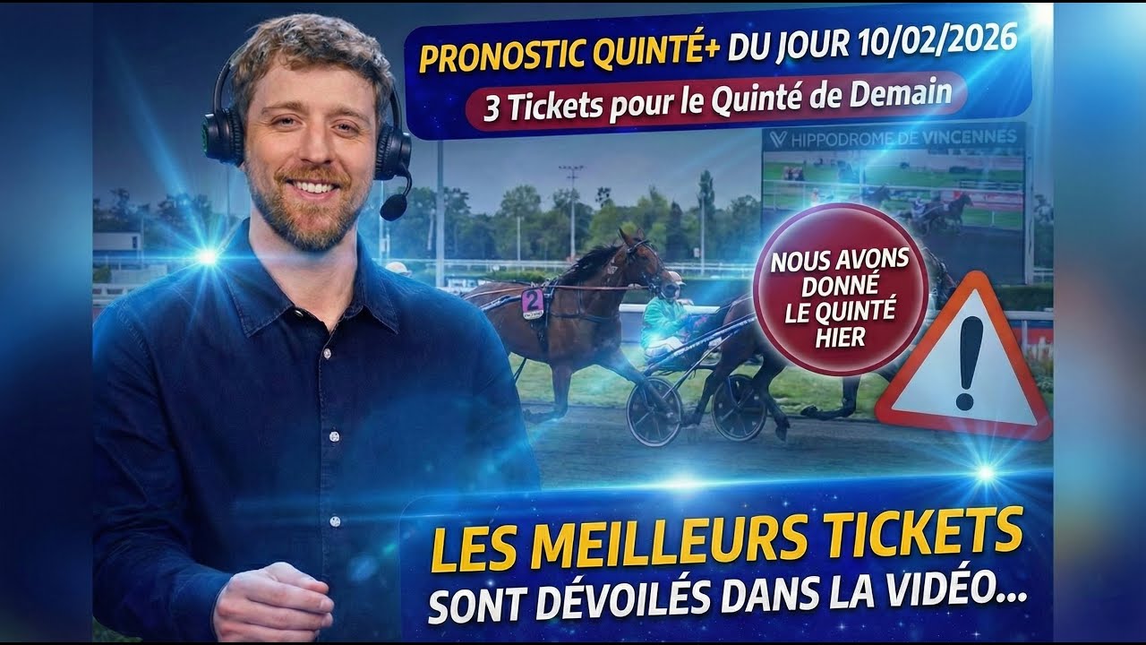 PRONOSTIC QUINTE+ DU JOUR MARDI 10 FÉVRIER 2026 : La Statistique Secrète pour le Prix de Dieppe