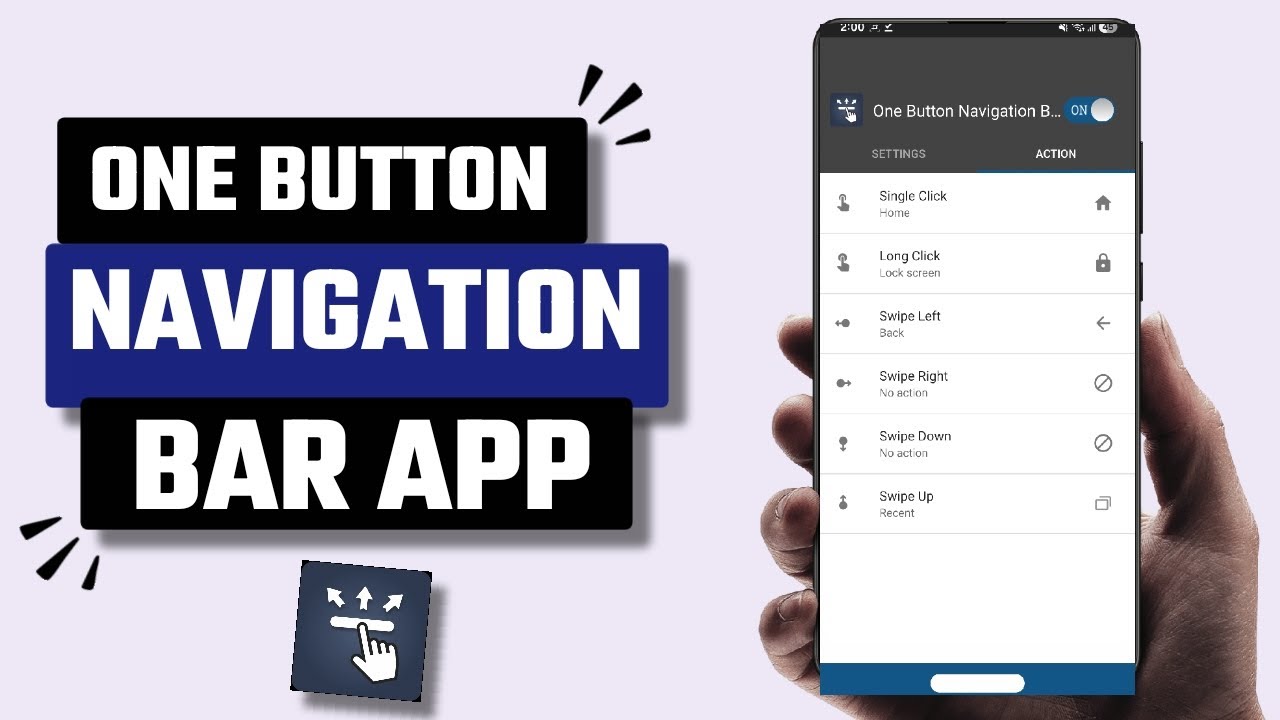 Best One Button Navigation Bar App for Android