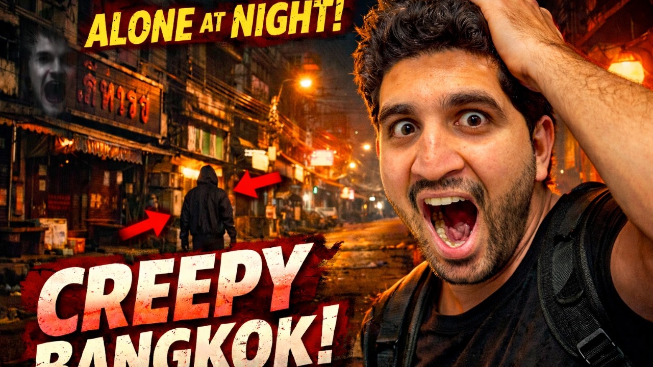 I Walked Alone in Bangkok’s Oldest Street at 2AM 😱 | Night Vlog