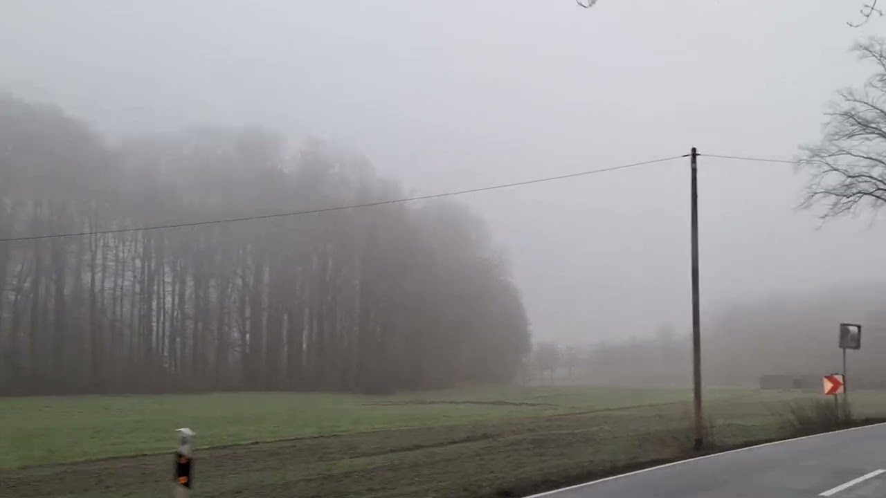 Fahrt nach Neuenkirchen im Landkreis Osnabrück im Bundesland Niedersachsen in Deutschland