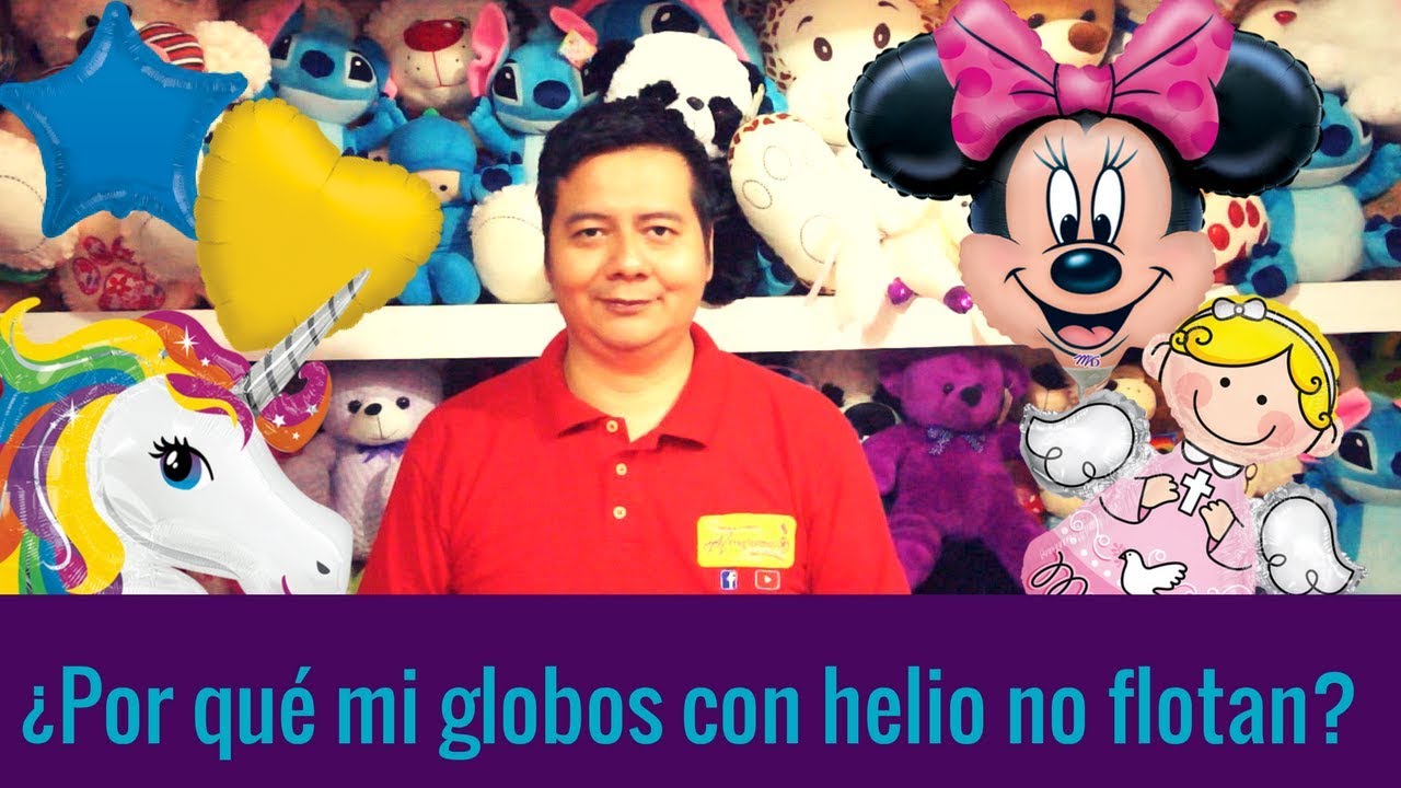 ¿Por qué mis globos no flotan? / ¿Por qué mis globos con helio salen defectuosos?