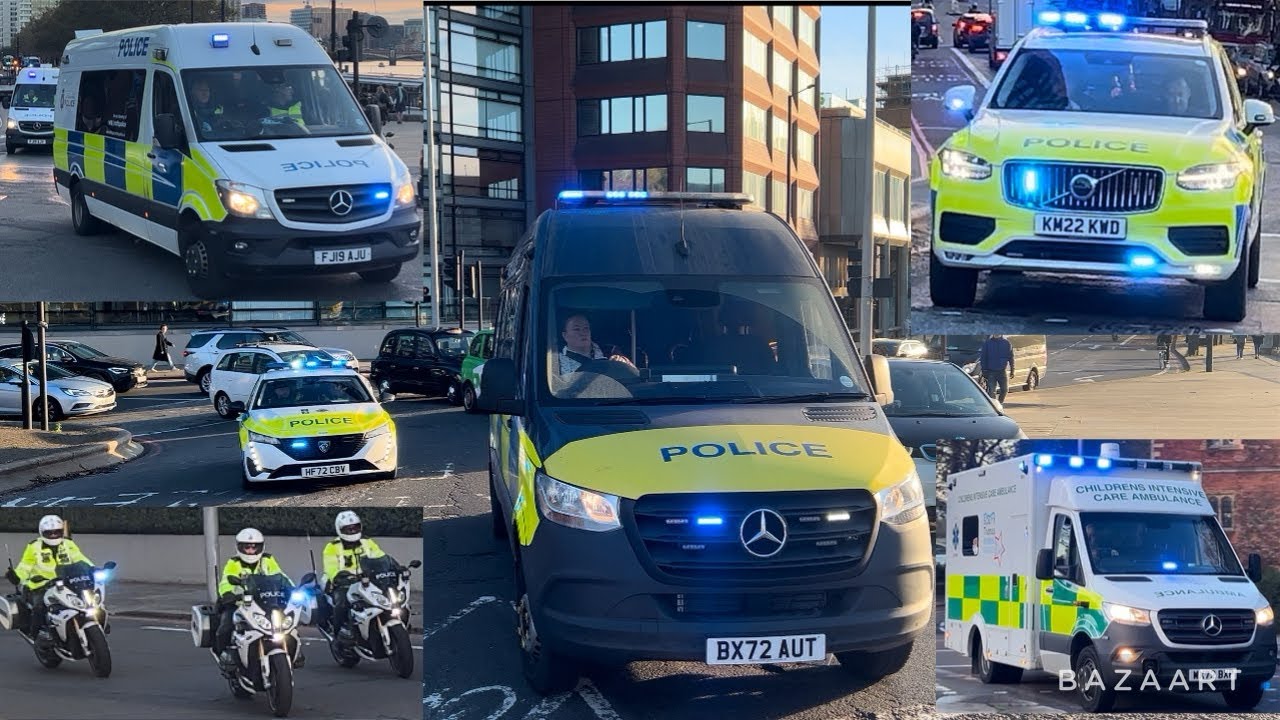 *Massive Police presence from different police forces in London During Armistice day!*