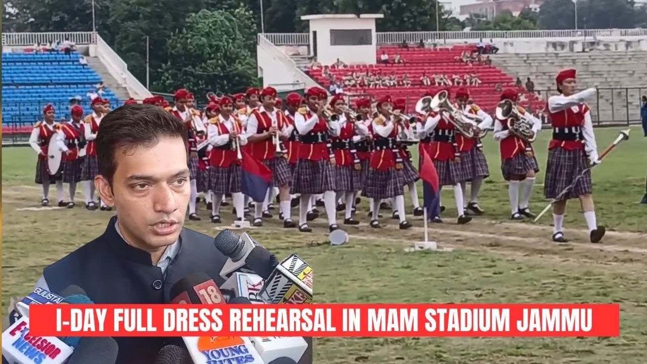 I-Day full dress rehearsal in MAM stadium Jammu | JK News Today