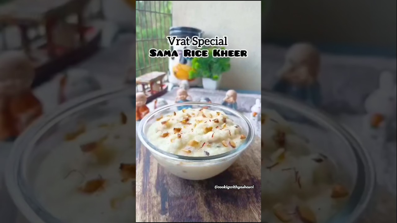 Sama rice kheer🤩#shorts #samarice #kheer #navratri #viral #vratrecipe #short #zarooratrishta #yt