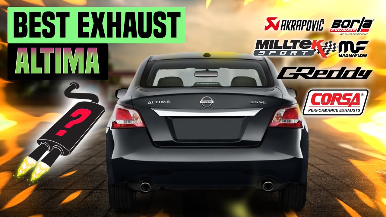 Nissan Altima Exhaust Sound 🔥 Mods,Straight Pipe,Review,Upgrade,Magnaflow,Borla,OBX,Megan,Stillen+