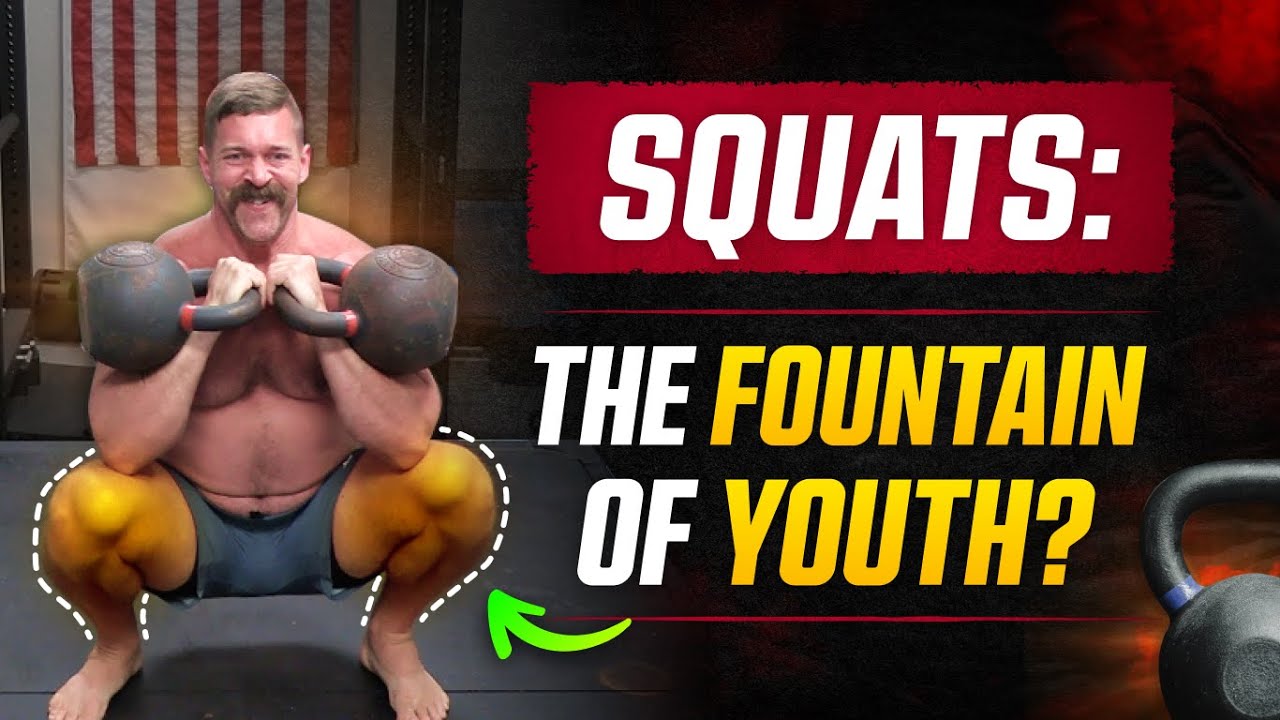 Why Squats Are the REAL Fountain of Youth [ft.  Core Shocking Double Kettlebell Squat Routine]