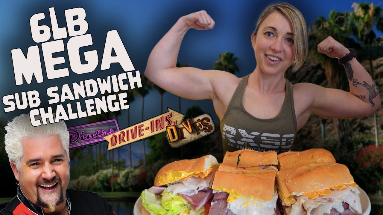 6LB MEGA SUB SANDWICH CHALLENGE
