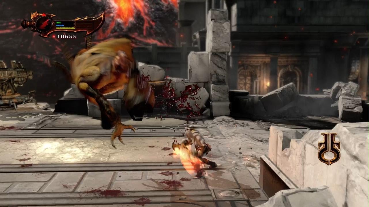 God of war lll Callo otro dios☠️ KRATOS modo BESTIA 