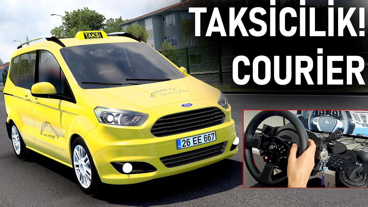 FORD COURİER İLE TAKSİCİLİK! - DAYI PARAYI VERMEDEN KAÇTI - ETS 2 Mod T300RS GT