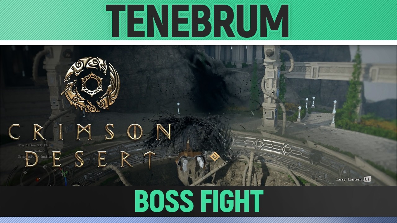 Crimson Desert - Tenebrum - Boss Fight (Approach Tenebrum / Use Force Palm to subdue Tenebrum)