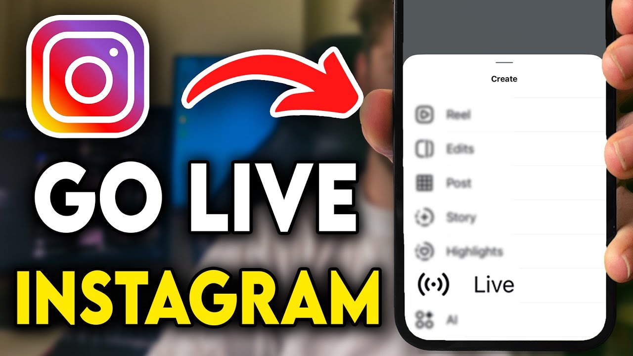Как начать прямой эфир в Instagram (2025)