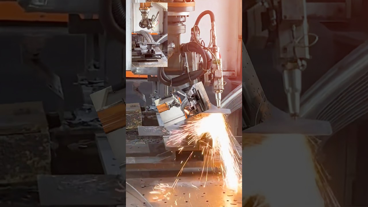 High-precision cutting, under control.#cnc #laser #lasercutting #lasercut #lasercutter