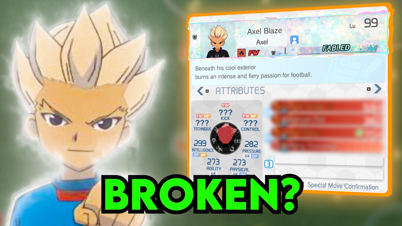 FABLED Axel Blaze review: Worth It? (Inazuma Eleven Victory Road)