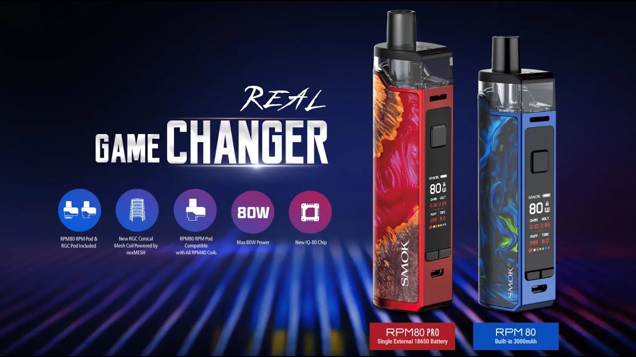 Smok RPM80 PRO And RPM80 - The Next-gen Of The Mod Pod?