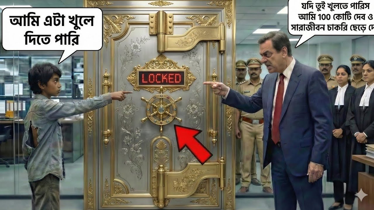 ১০ বছরেও খোলা যায়নি যে প্রাচীন সিন্দুক! তা গরিব সাফাইকর্মীর ছেলে খুলে দিল 😱 Bangla moral story