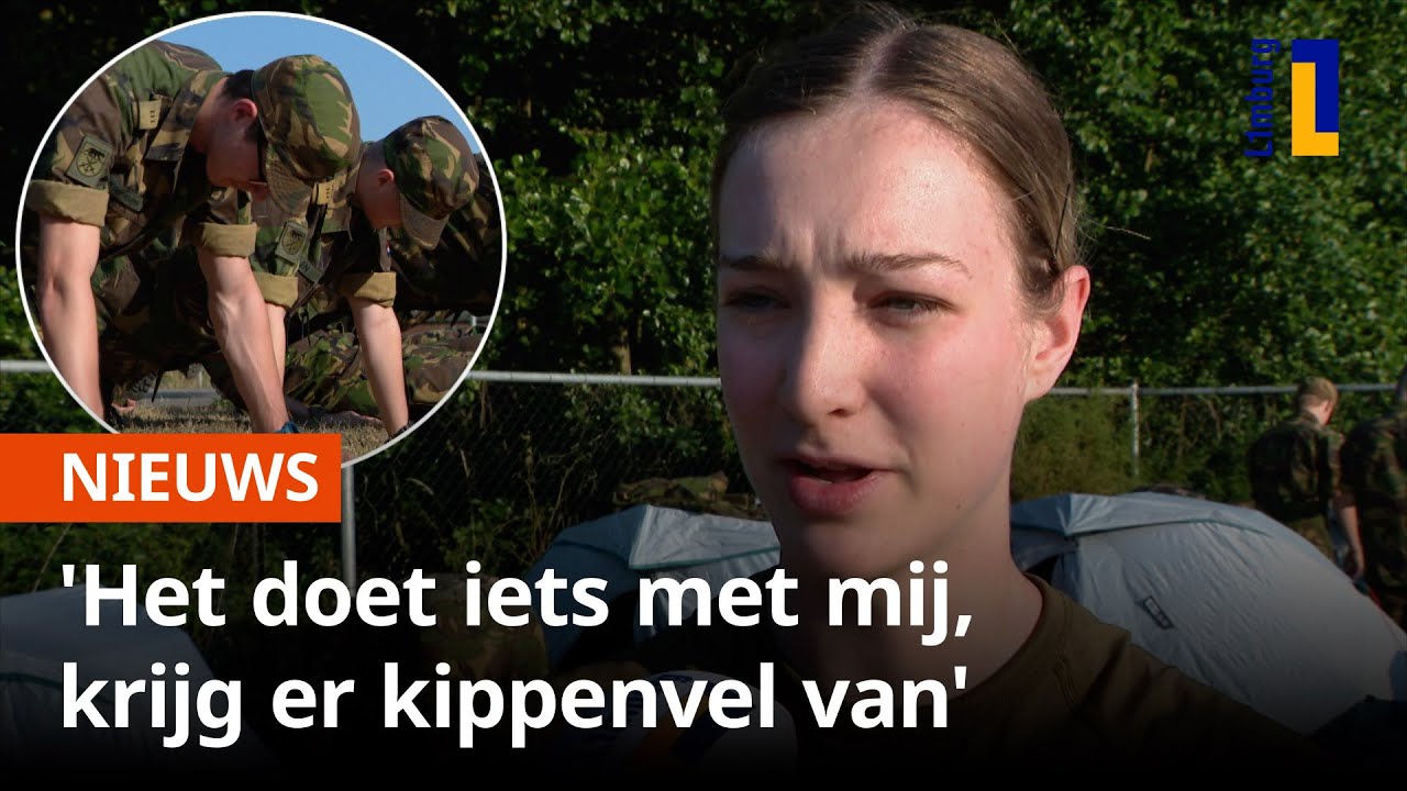 Defensiestudenten maken in stijl eerbetoon aan veteranen 🫡 | 1Limburg