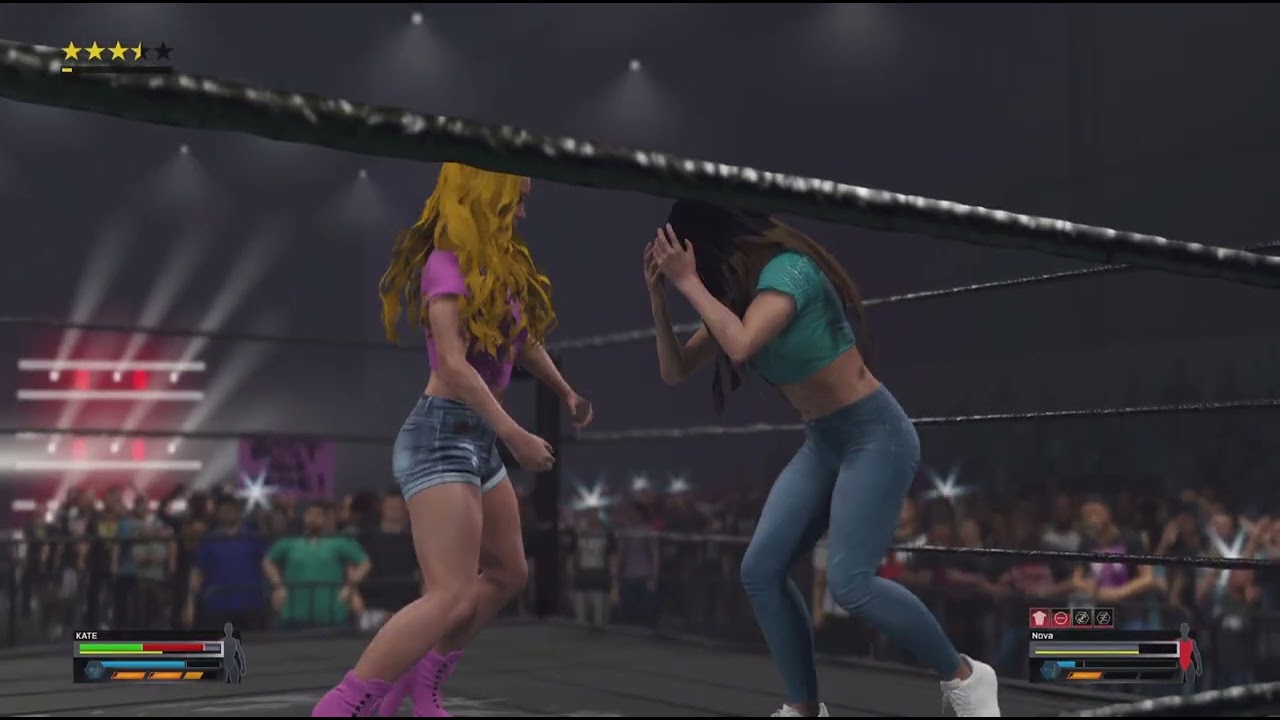 WWE 2K25: Kate Low Blow Death To Nova from the Alan Universe