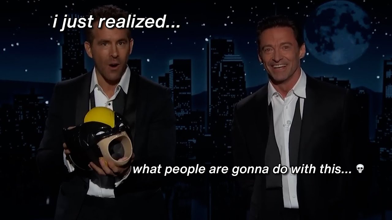 Ryan Reynolds and Hugh Jackman being the funniest duo for 5 minutes straight