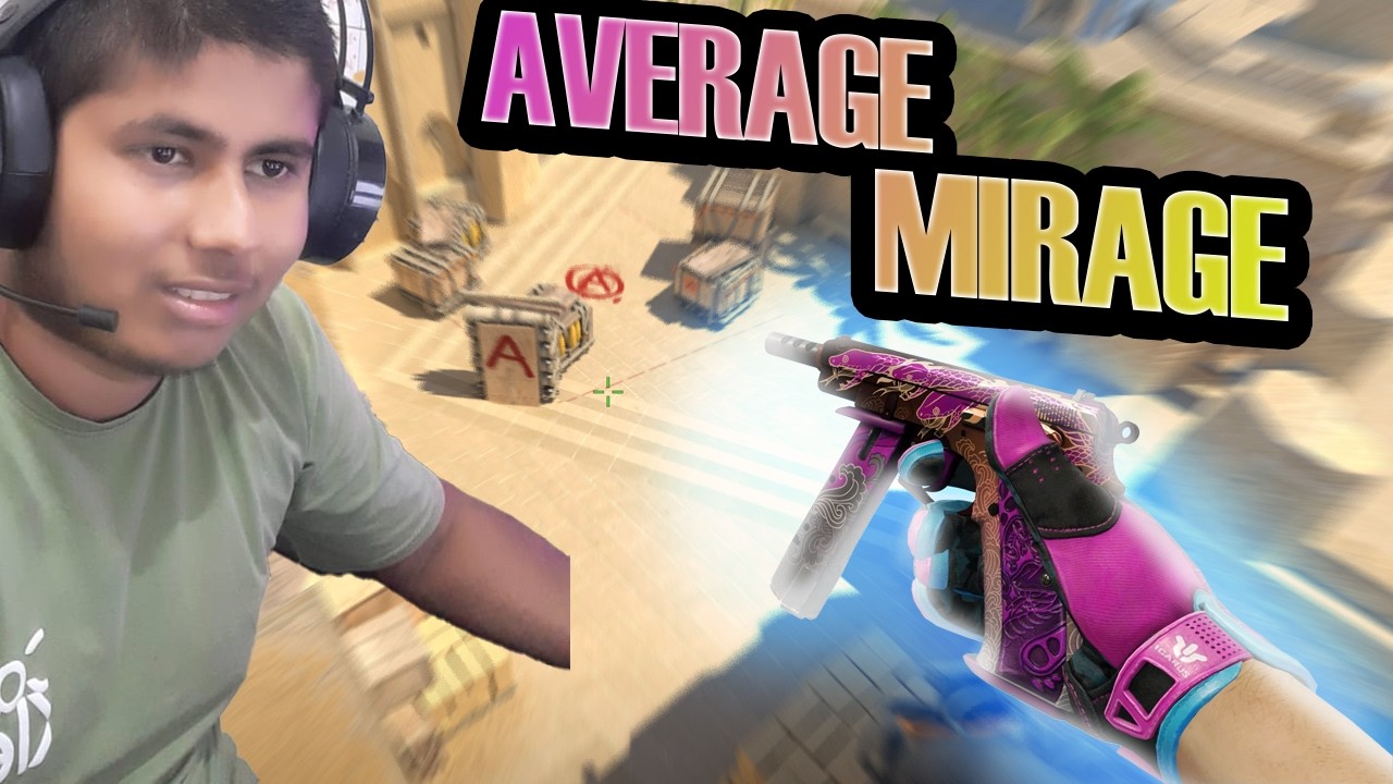 Average Mirage Play in Counter Strike 2 Gameplay #131 [4K 60FPS] by Vansh in Hindi #cs2 #cs