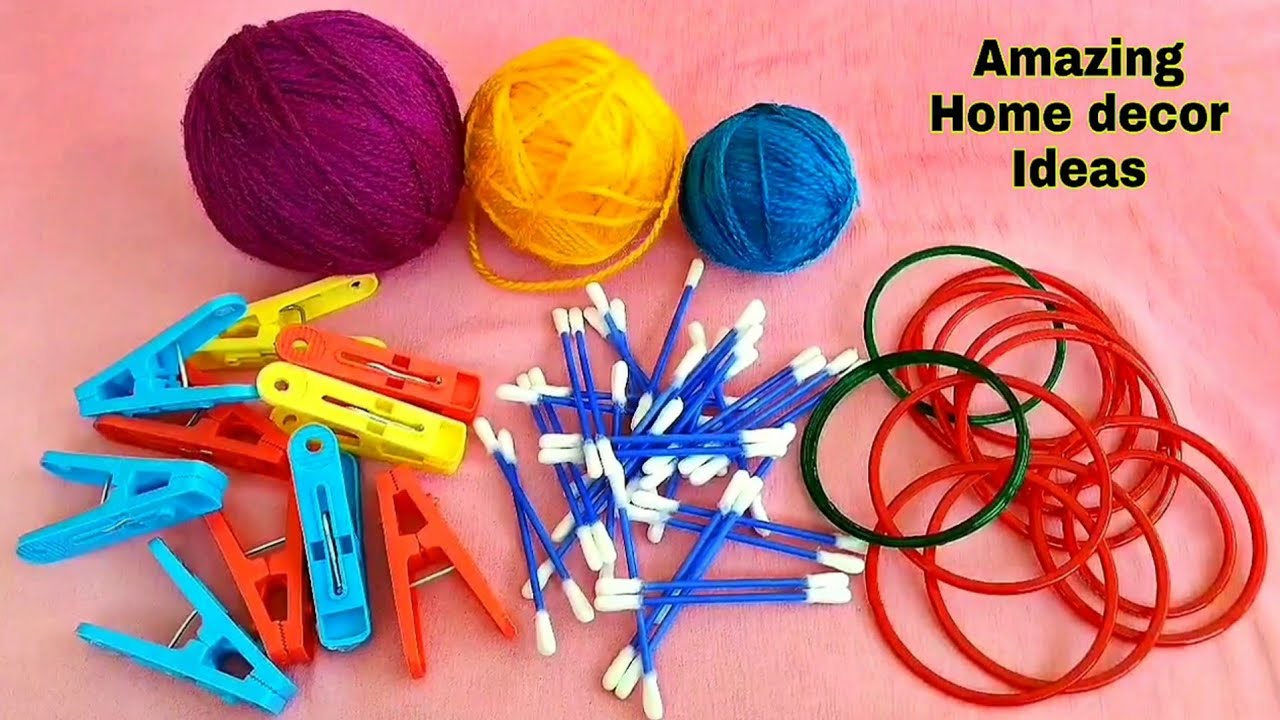 10 Amazing ways to reuse waste and decorate your home | Room decor hacks