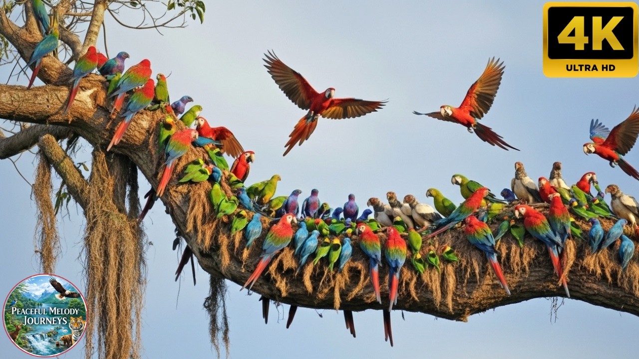 Into the Wild : Peaceful Walk Surrounded by 50 Birds | Natural Sounds  |   ASMR Video