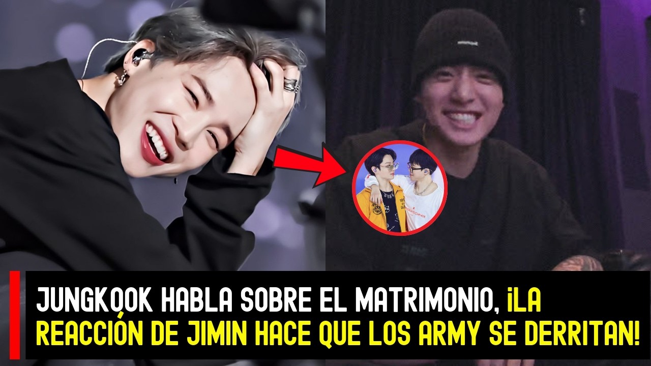 Jungkook habla sobre el matrimonio — ¡La reacción de Jimin hace que los ARMY se derritan! #BTS